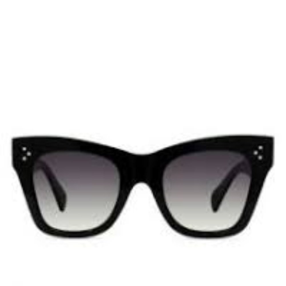 Celine Black Cat-Eye Sunglasses with Gradient Lenses